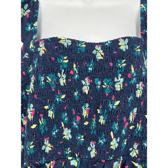 Lane Bryant Womens Floral Smocked Ruffle Tank Top Size 22/24 - Picture 2 of 10